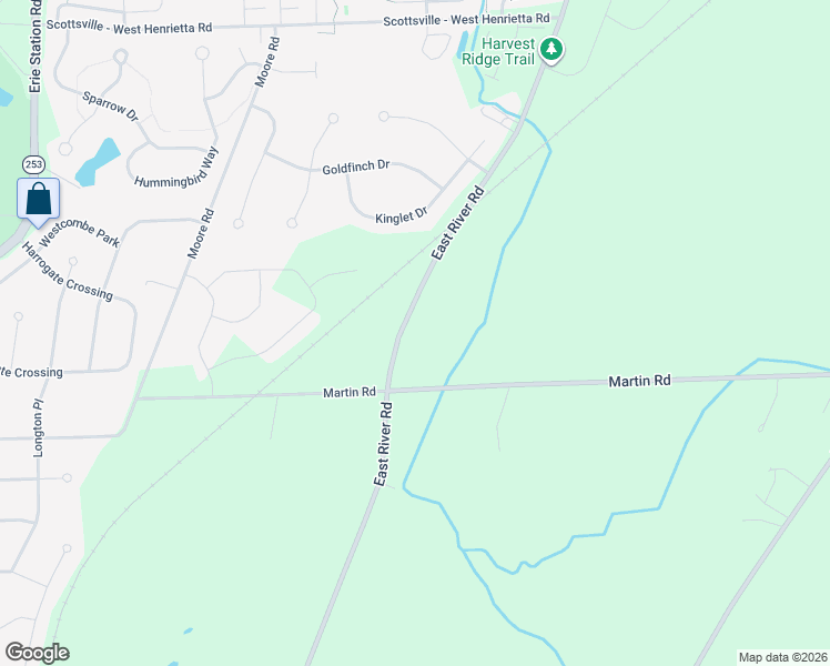 map of restaurants, bars, coffee shops, grocery stores, and more near 5870 E River Rd in West Henrietta