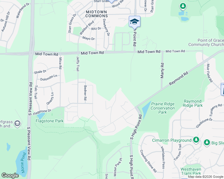 map of restaurants, bars, coffee shops, grocery stores, and more near 3169 Hickory Ridge Road in Madison