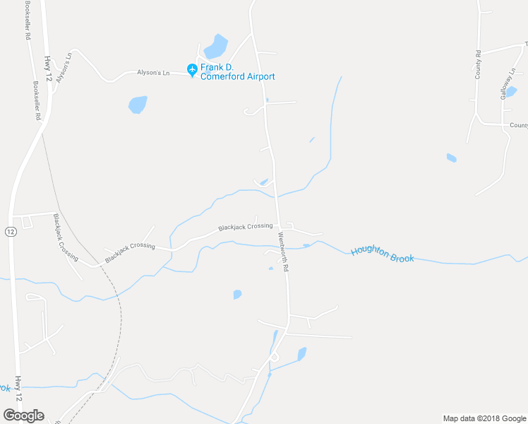 map of restaurants, bars, coffee shops, grocery stores, and more near 189 Blackjack Crossing in Walpole