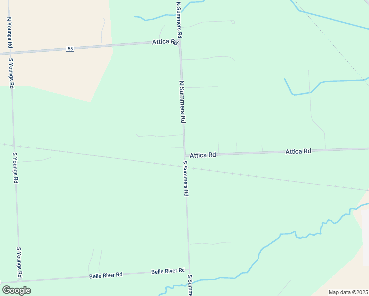 map of restaurants, bars, coffee shops, grocery stores, and more near 1131 North Summers Road in Imlay City