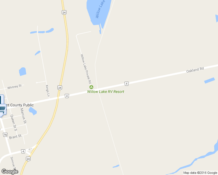 map of restaurants, bars, coffee shops, grocery stores, and more near 229 Oakland Road in Brant