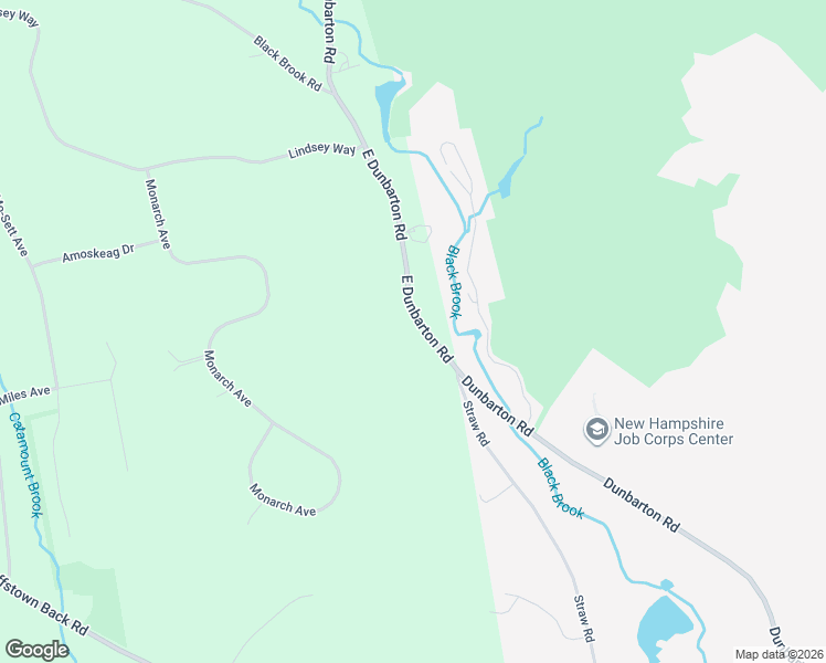 map of restaurants, bars, coffee shops, grocery stores, and more near 1204 East Dunbarton Road in Goffstown