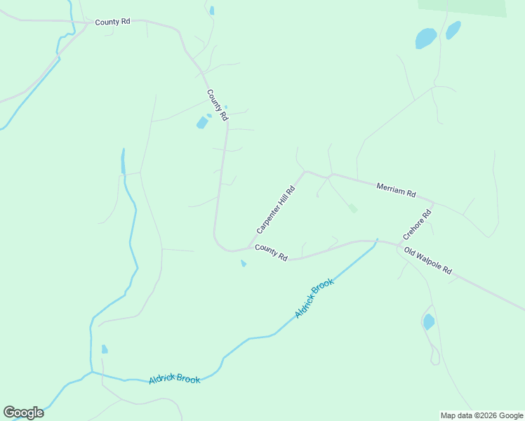 map of restaurants, bars, coffee shops, grocery stores, and more near 33 Carpenter Hill Road in Walpole
