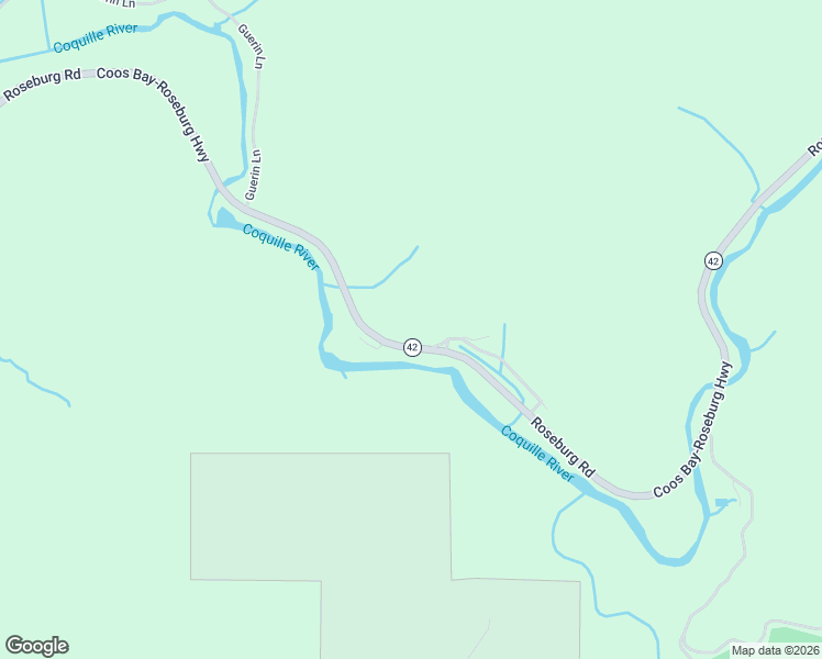 map of restaurants, bars, coffee shops, grocery stores, and more near 15729 Oregon 42 in Myrtle Point