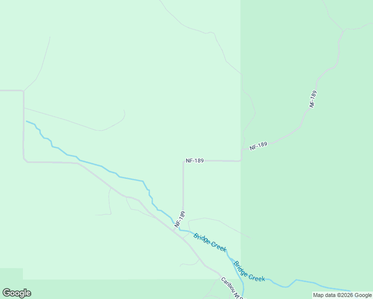 map of restaurants, bars, coffee shops, grocery stores, and more near National Forest Development Road 189 in Wayan
