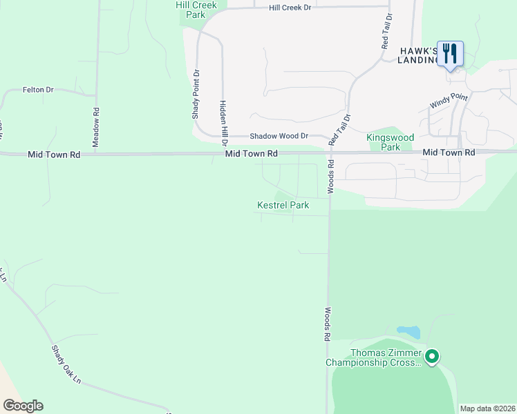 map of restaurants, bars, coffee shops, grocery stores, and more near 9732 Grey Kestrel Drive in Verona