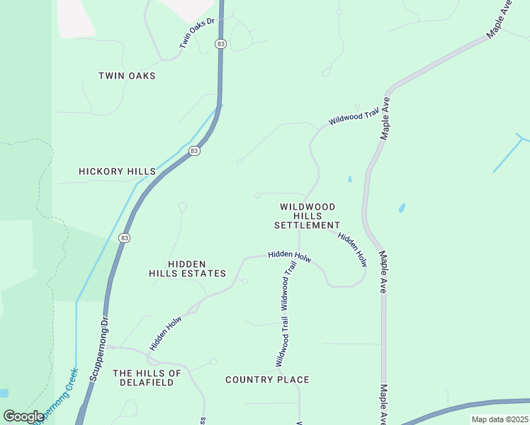 map of restaurants, bars, coffee shops, grocery stores, and more near S3W31343 Walnut Hollow in Delafield