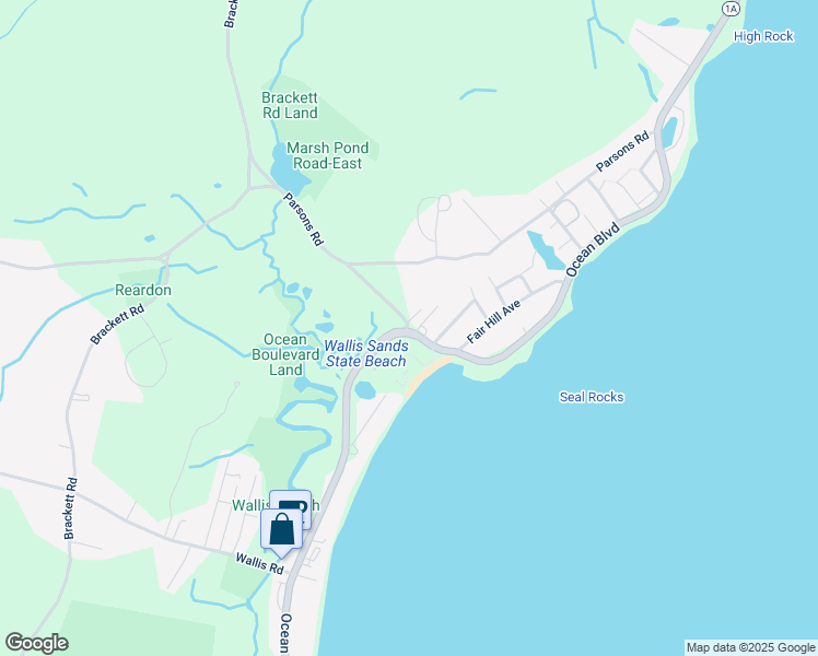 map of restaurants, bars, coffee shops, grocery stores, and more near 1039 Ocean Boulevard in Rye
