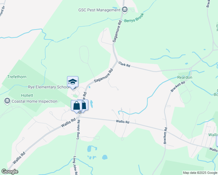 map of restaurants, bars, coffee shops, grocery stores, and more near 400 Sagamore Road in Rye
