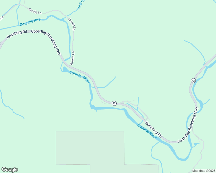 map of restaurants, bars, coffee shops, grocery stores, and more near 15729 Oregon 42 in Myrtle Point