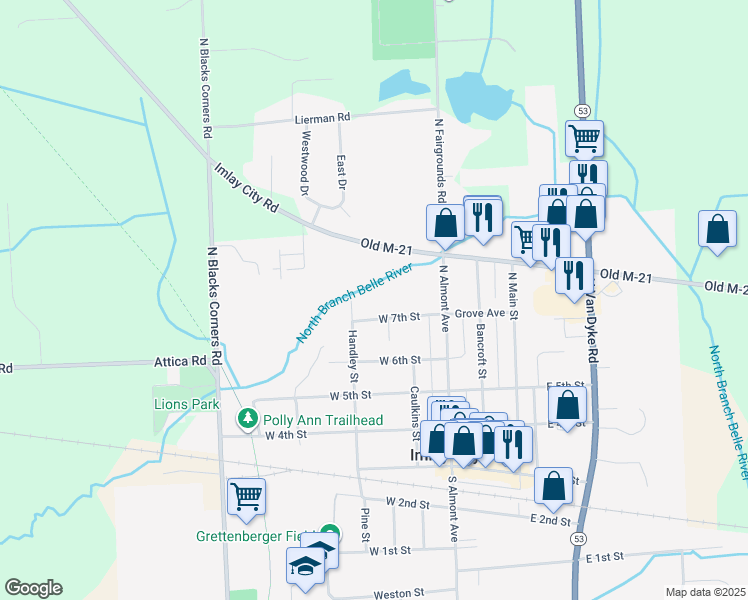 200 West 7th Street, Imlay City MI Walk Score