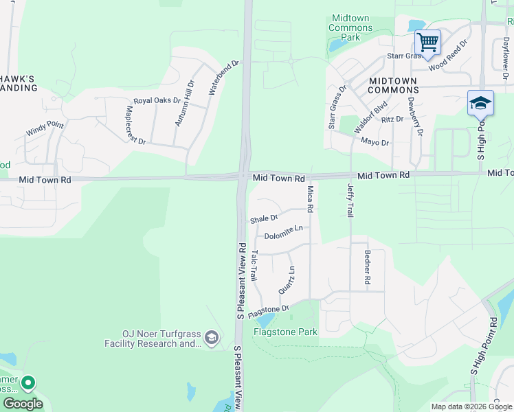 map of restaurants, bars, coffee shops, grocery stores, and more near 33 Black Stone Circle in Madison