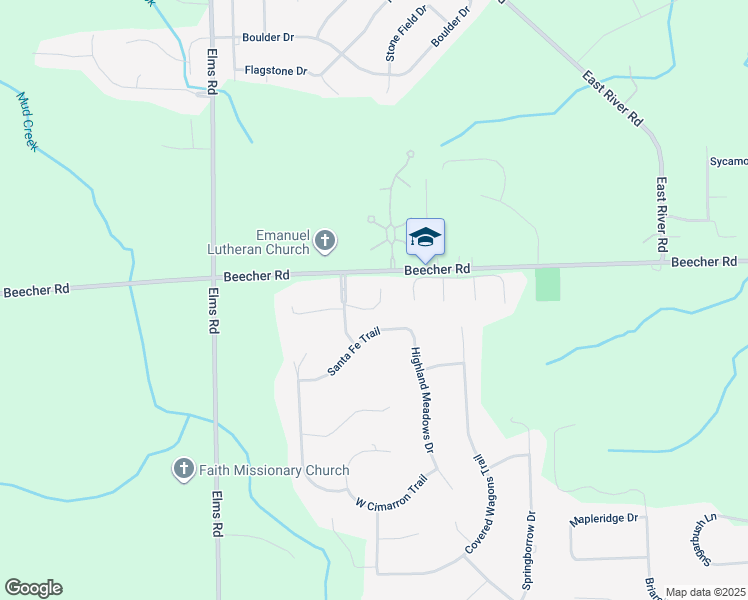map of restaurants, bars, coffee shops, grocery stores, and more near 6323 Laurentian Court in Flint