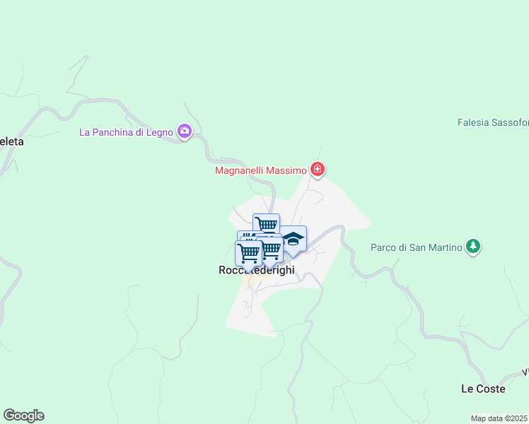 map of restaurants, bars, coffee shops, grocery stores, and more near 8 Via Casa di Gioma in Roccatederighi