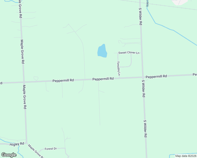 map of restaurants, bars, coffee shops, grocery stores, and more near 2336 Peppermill Road in Lapeer