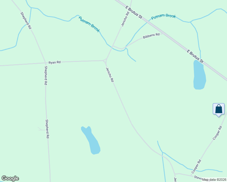 map of restaurants, bars, coffee shops, grocery stores, and more near 8543 Jericho Road in Weedsport