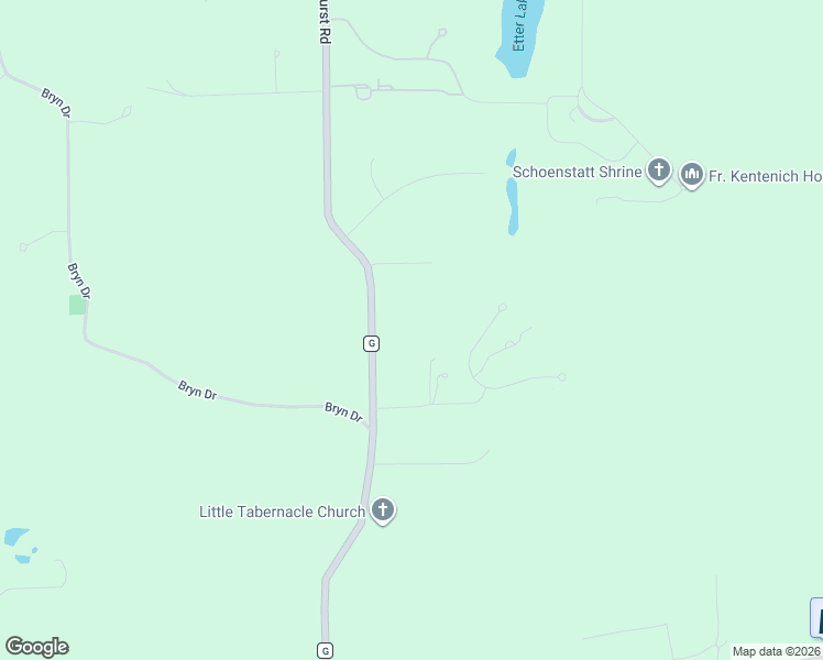 map of restaurants, bars, coffee shops, grocery stores, and more near W288S250 Elmhurst Drive in Waukesha