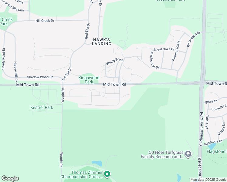 map of restaurants, bars, coffee shops, grocery stores, and more near 1918 Hawks Ridge Drive in Verona