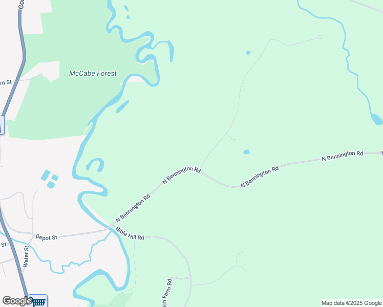map of restaurants, bars, coffee shops, grocery stores, and more near 84 North Bennington Road in Bennington