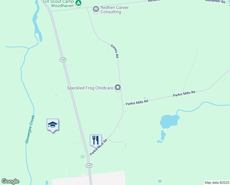 map of restaurants, bars, coffee shops, grocery stores, and more near 5481 Graves Road in Galway
