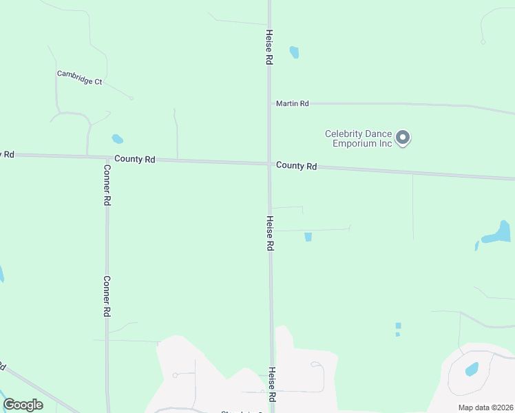 map of restaurants, bars, coffee shops, grocery stores, and more near 6730 Heise Road in Clarence Center