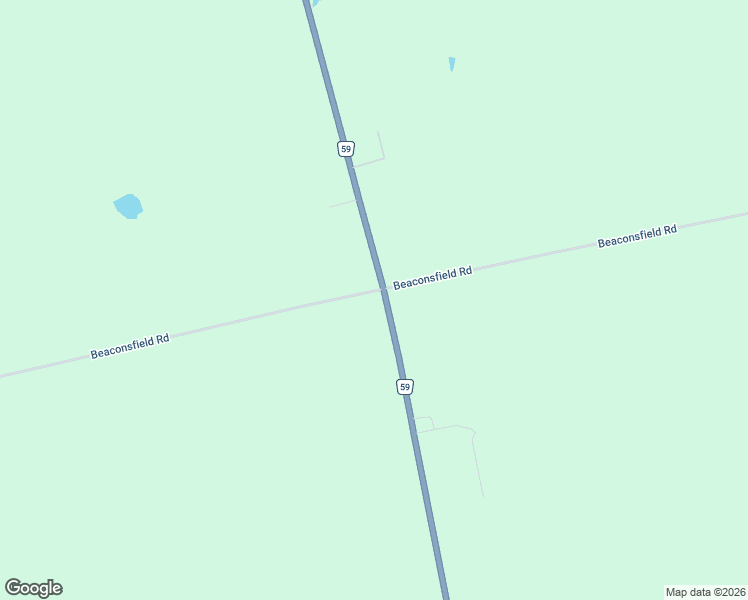 map of restaurants, bars, coffee shops, grocery stores, and more near Beaconsfield Road in Burgessville