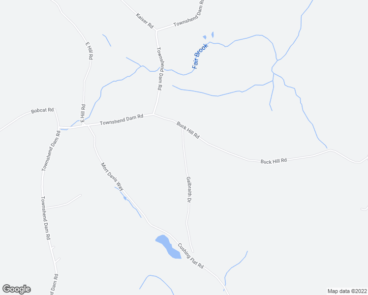 map of restaurants, bars, coffee shops, grocery stores, and more near 167 Galbraith Drive in Townshend