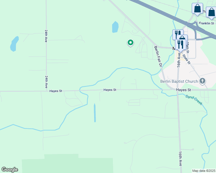 map of restaurants, bars, coffee shops, grocery stores, and more near in Marne