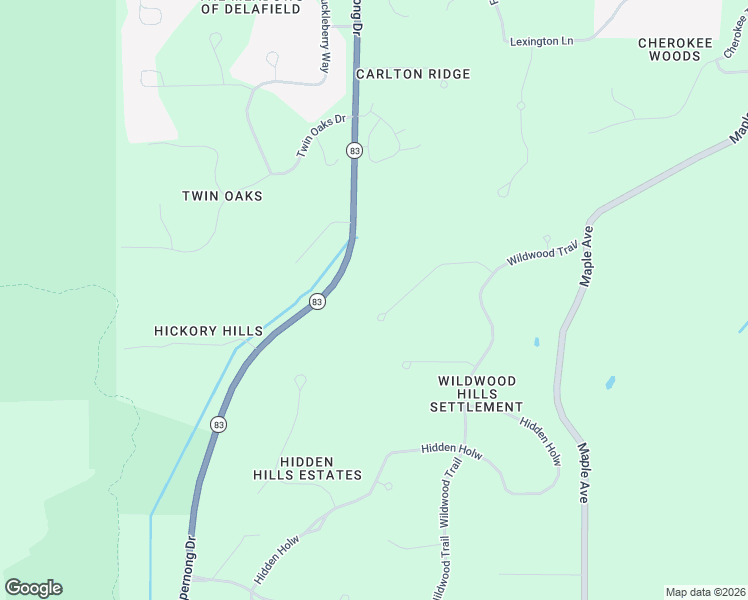 map of restaurants, bars, coffee shops, grocery stores, and more near S1W31448 Hickory Hollow Court in Delafield