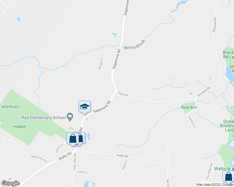 map of restaurants, bars, coffee shops, grocery stores, and more near 362 Sagamore Road in Rye