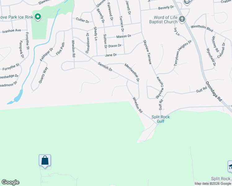 map of restaurants, bars, coffee shops, grocery stores, and more near 103 Turquoise Trail in Syracuse