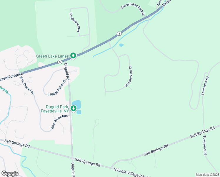 map of restaurants, bars, coffee shops, grocery stores, and more near 5405 Springview Drive in Fayetteville