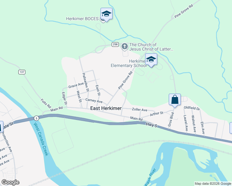 Pine Grove Road, Herkimer NY Walk Score