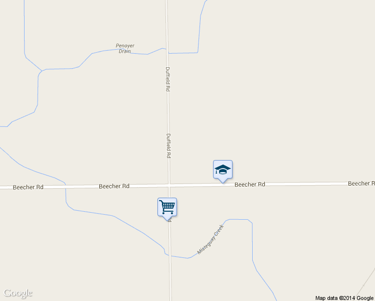 map of restaurants, bars, coffee shops, grocery stores, and more near 2056 Duffield Road in Flushing