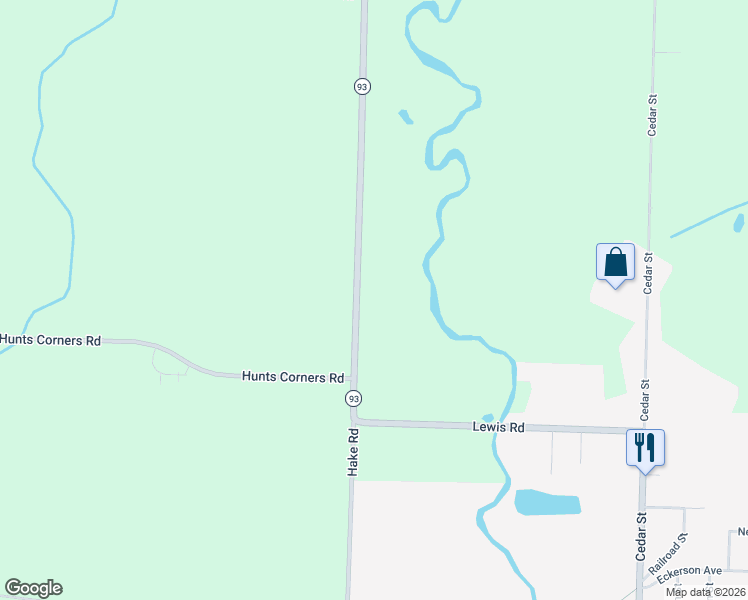 map of restaurants, bars, coffee shops, grocery stores, and more near 6801 Maple Road in Akron