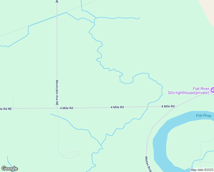 map of restaurants, bars, coffee shops, grocery stores, and more near 12995 4 Mile Road in Belding