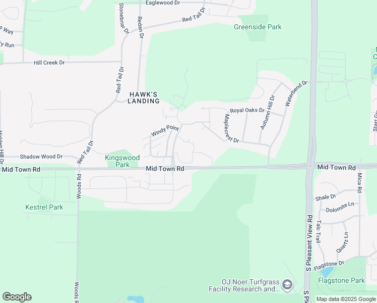 map of restaurants, bars, coffee shops, grocery stores, and more near 15 Hawks Landing Circle in Verona