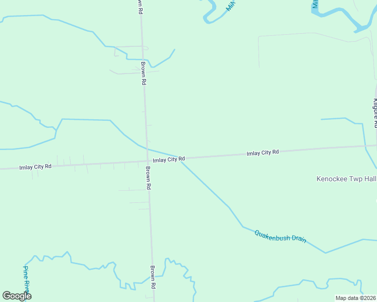map of restaurants, bars, coffee shops, grocery stores, and more near 9414 Imlay City Road in Avoca