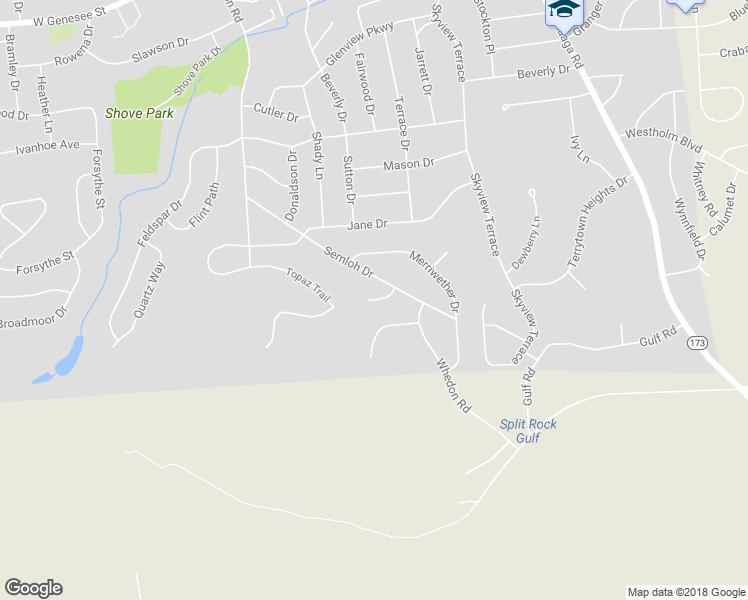 map of restaurants, bars, coffee shops, grocery stores, and more near 112 Preston Circle in Syracuse