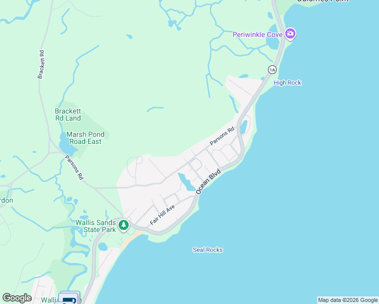 map of restaurants, bars, coffee shops, grocery stores, and more near 34 Porpoise Drive in Rye