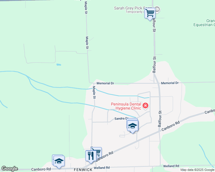 map of restaurants, bars, coffee shops, grocery stores, and more near 750 Memorial Drive in Pelham