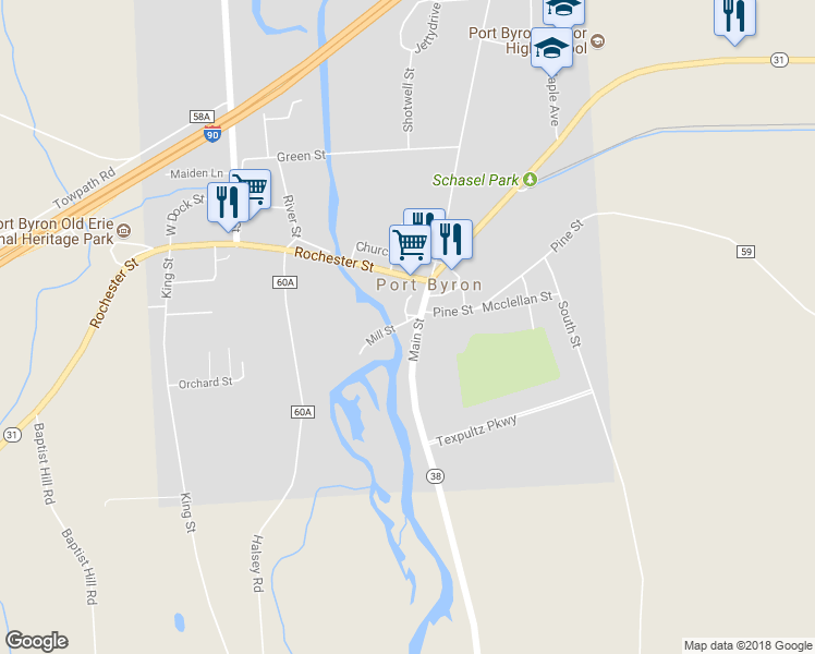 map of restaurants, bars, coffee shops, grocery stores, and more near 2 Mill Street in Auburn