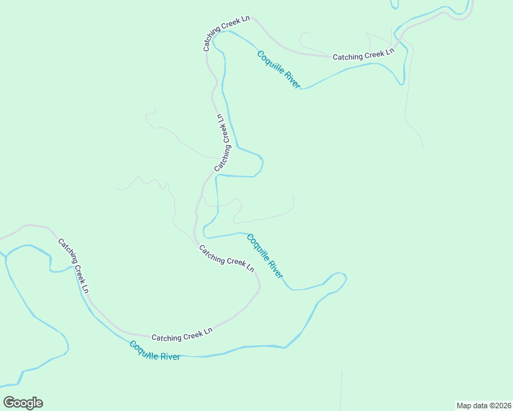 map of restaurants, bars, coffee shops, grocery stores, and more near 92859 Catching Creek Lane in Myrtle Point