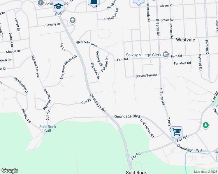 map of restaurants, bars, coffee shops, grocery stores, and more near 126 Rutledge Street in Syracuse
