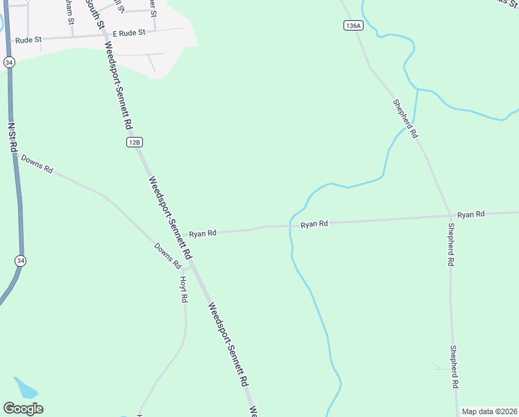 map of restaurants, bars, coffee shops, grocery stores, and more near 2917 Ryan Road in Weedsport