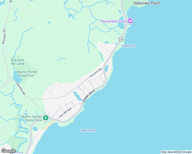 map of restaurants, bars, coffee shops, grocery stores, and more near 9 Davis Road in Rye
