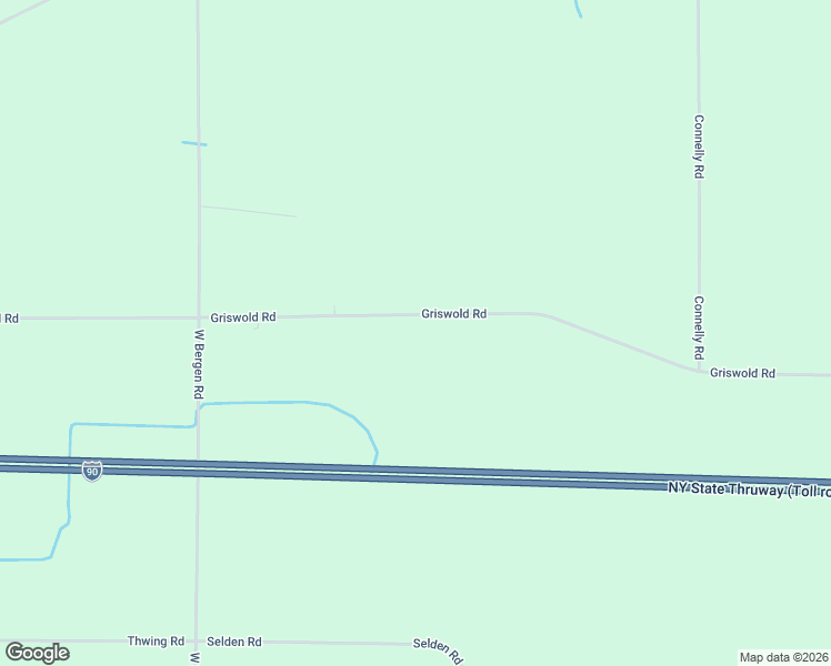 map of restaurants, bars, coffee shops, grocery stores, and more near 7384 Griswold Road in Bergen