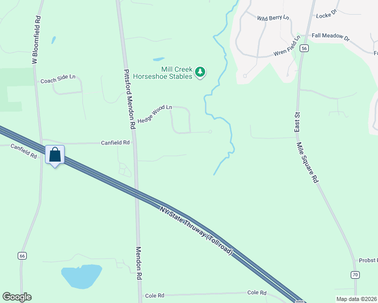 map of restaurants, bars, coffee shops, grocery stores, and more near 838 Pittsford Mendon Road in Pittsford