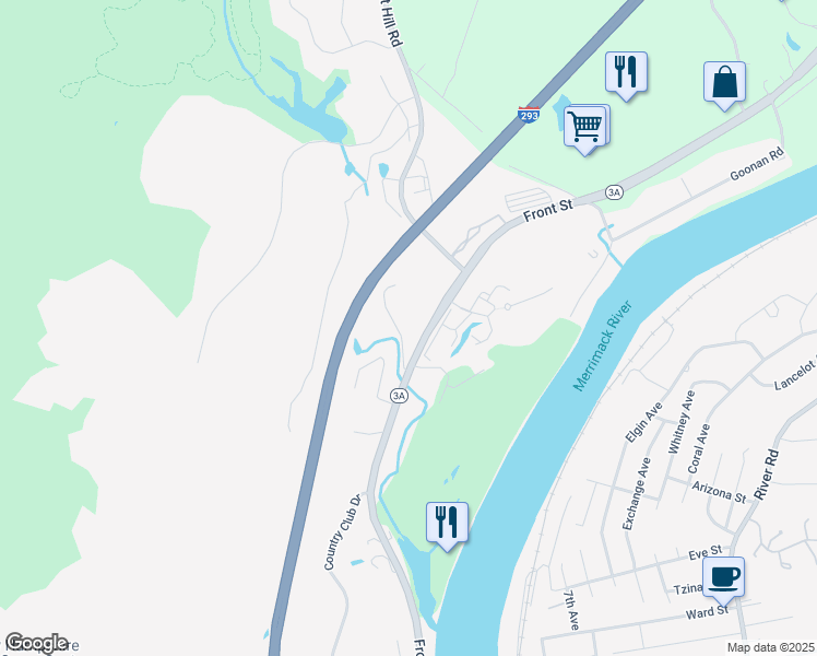 map of restaurants, bars, coffee shops, grocery stores, and more near in Manchester