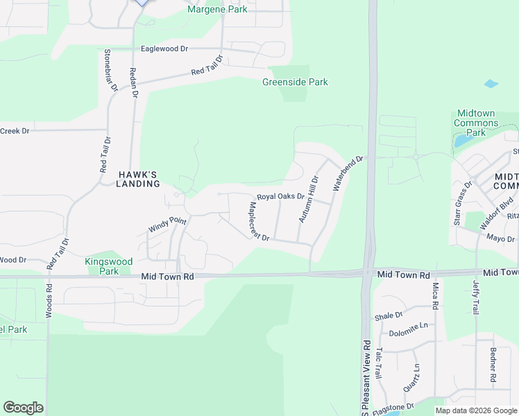 map of restaurants, bars, coffee shops, grocery stores, and more near 8906 Royal Oaks Drive in Verona